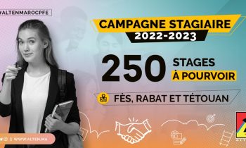 ALTEN Maroc confirme ses engagements envers les étudiants et lance sa campagne stagiaire